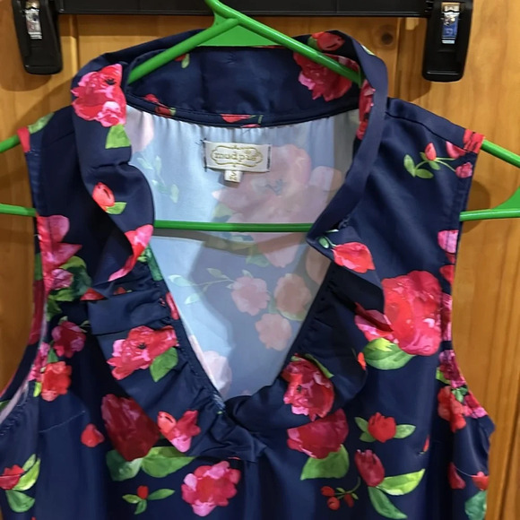 Mudpie Navy Rose dress - Picture 4 of 5